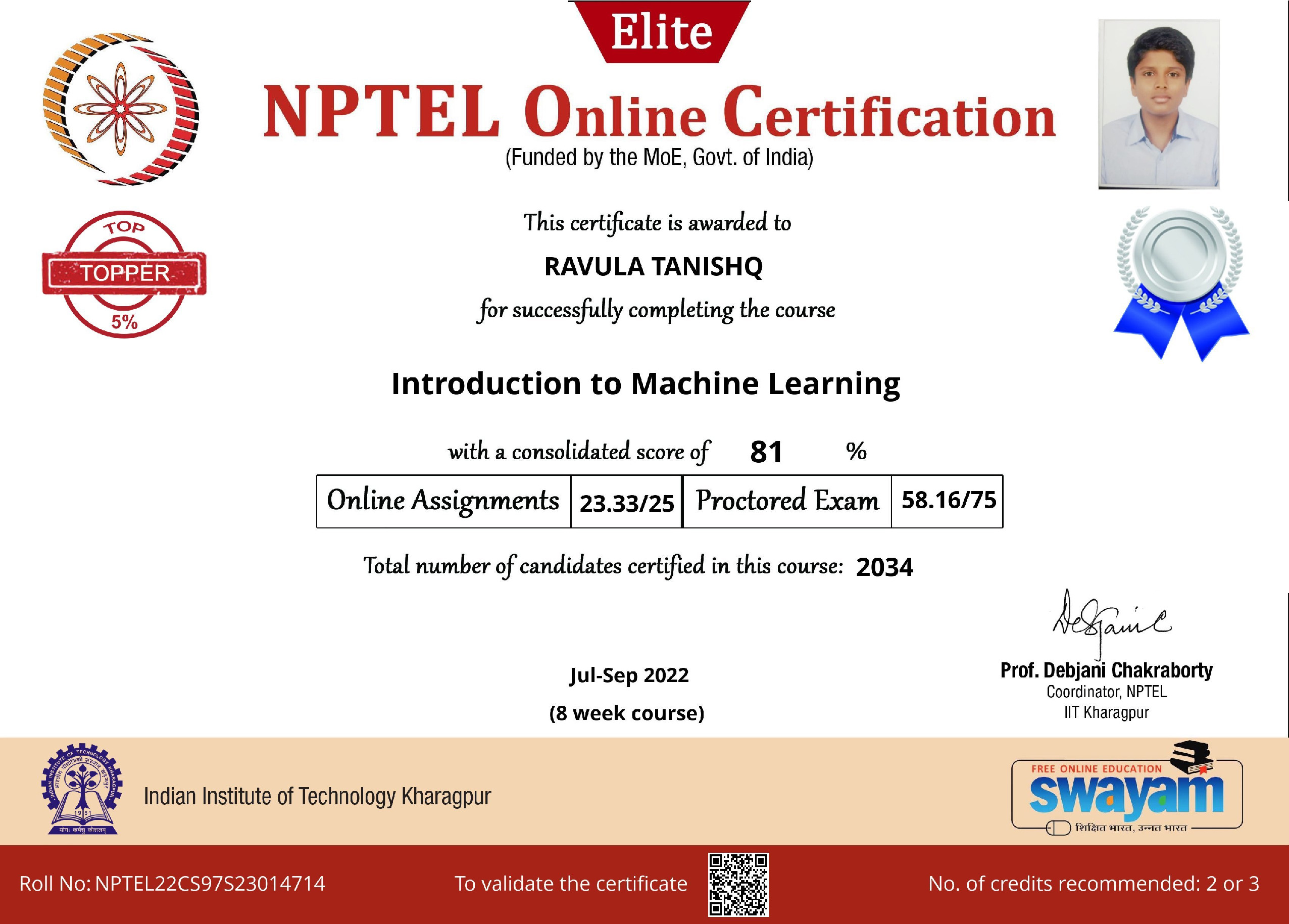 Introduction to Machine Learning